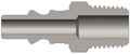 Dixon M2M2 1/4" ARO NIPPLE, 1/4" M-NPTF        Body Material: STEEL Body Size: 1/4"